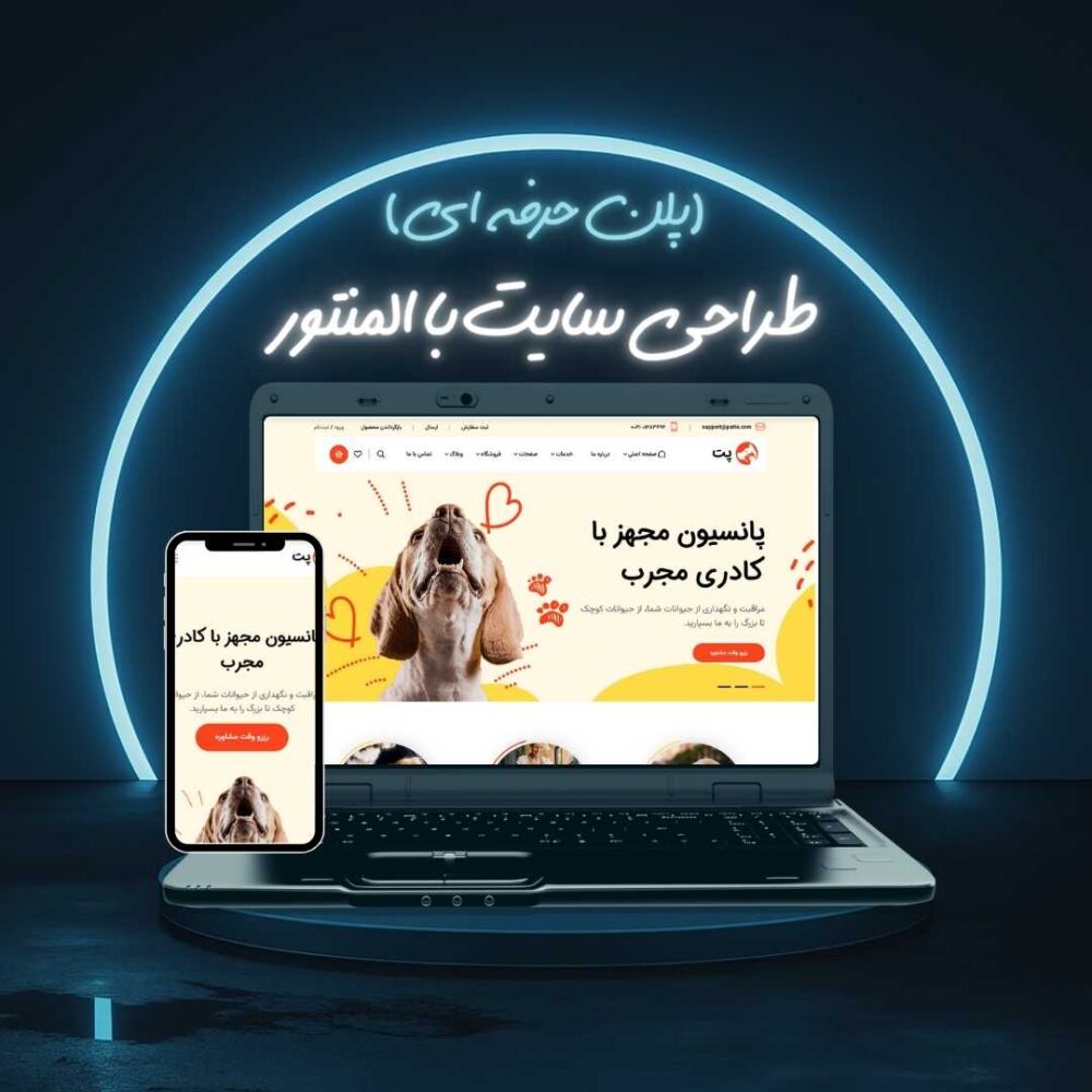 طراحی سایت با المنتور پلن حرفه ای